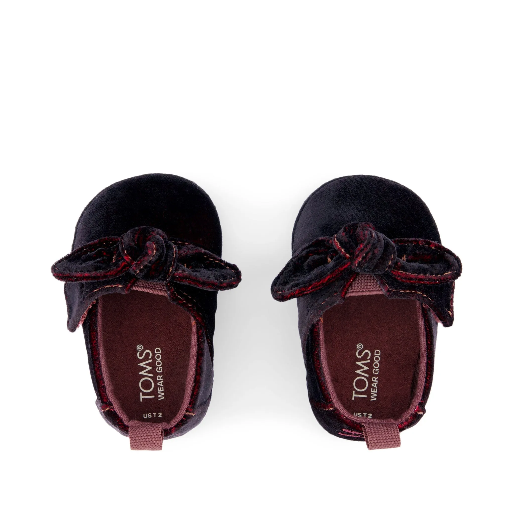 Waffle One Leather Casual Shoes Layette Alpargata Burgundy Velvet Toddler Crib Shoe