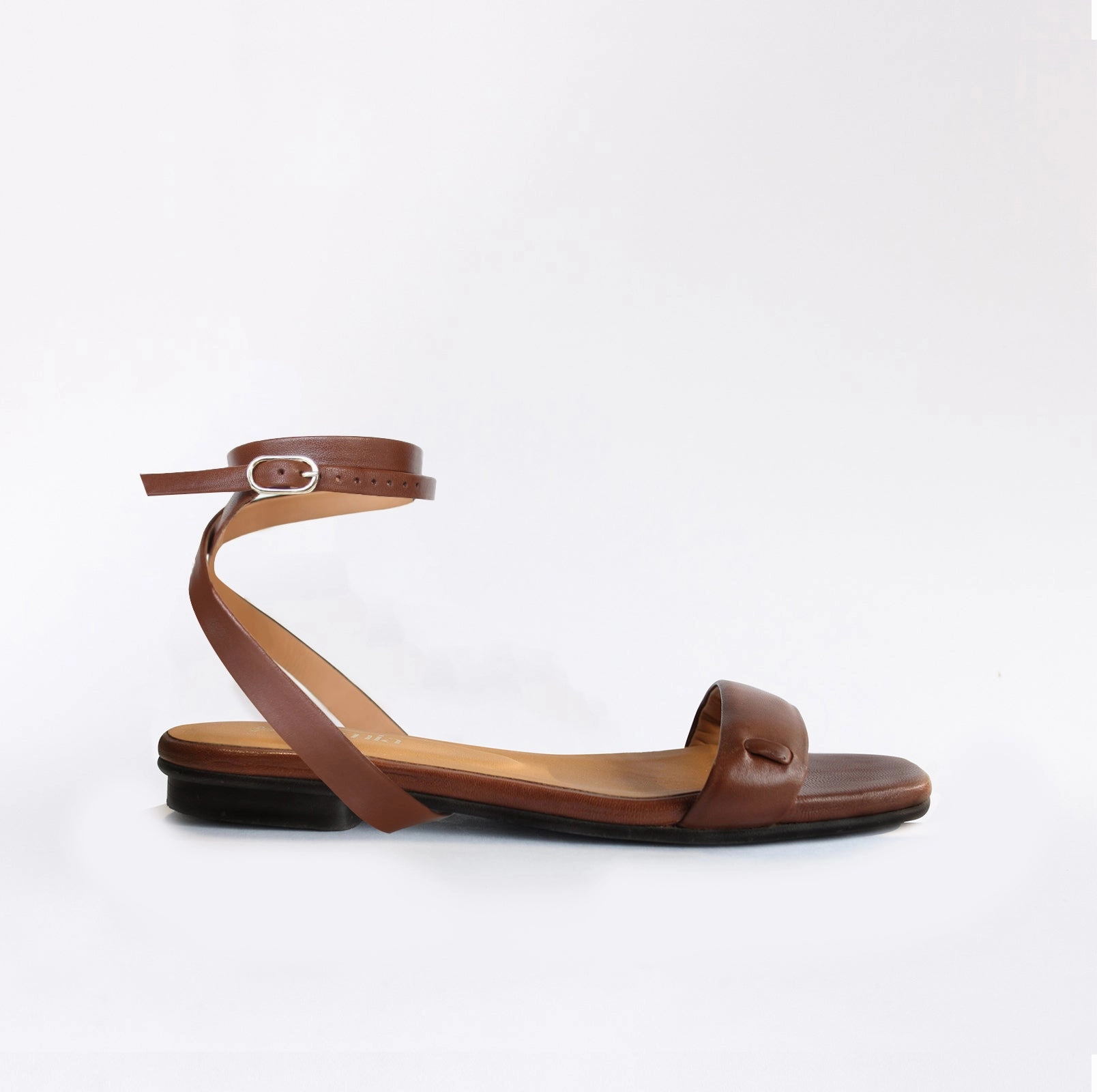 On Sale Espresso Flat Swap Sandal Petit Garden Red