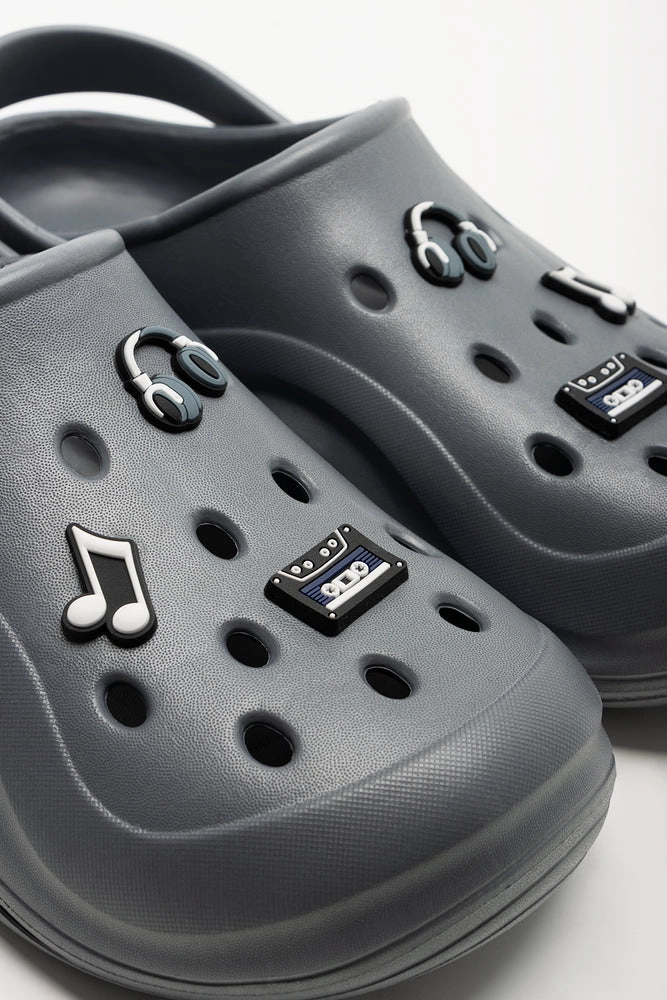 Clogs Charcoal Mens Waterproof Trail Running Shoes