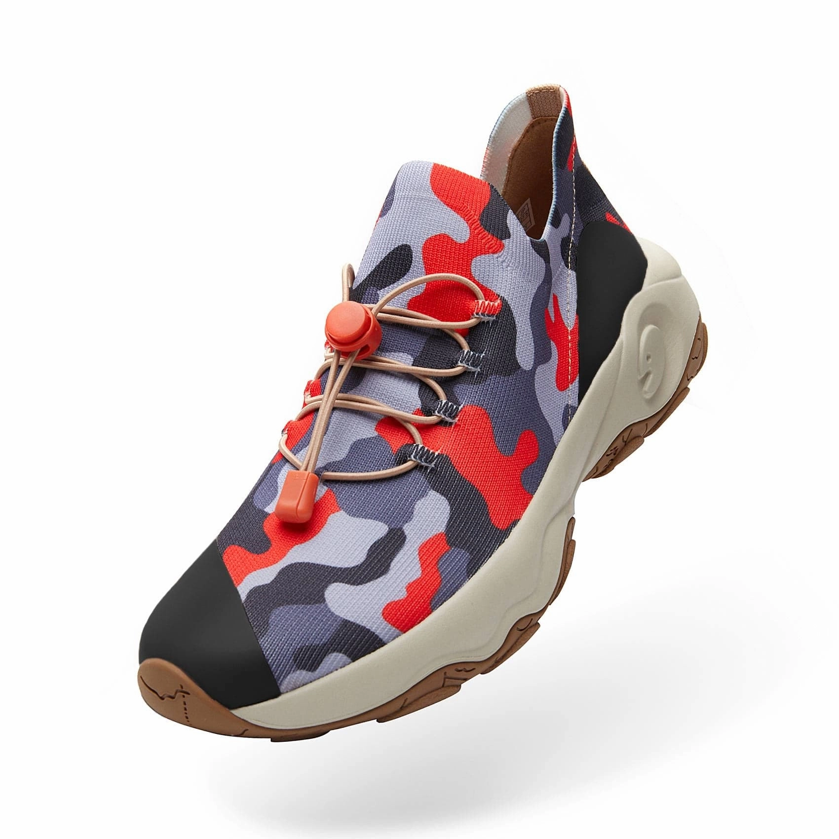 Carbon Trail Shoes Layer-Red Grey Cazorla I Women