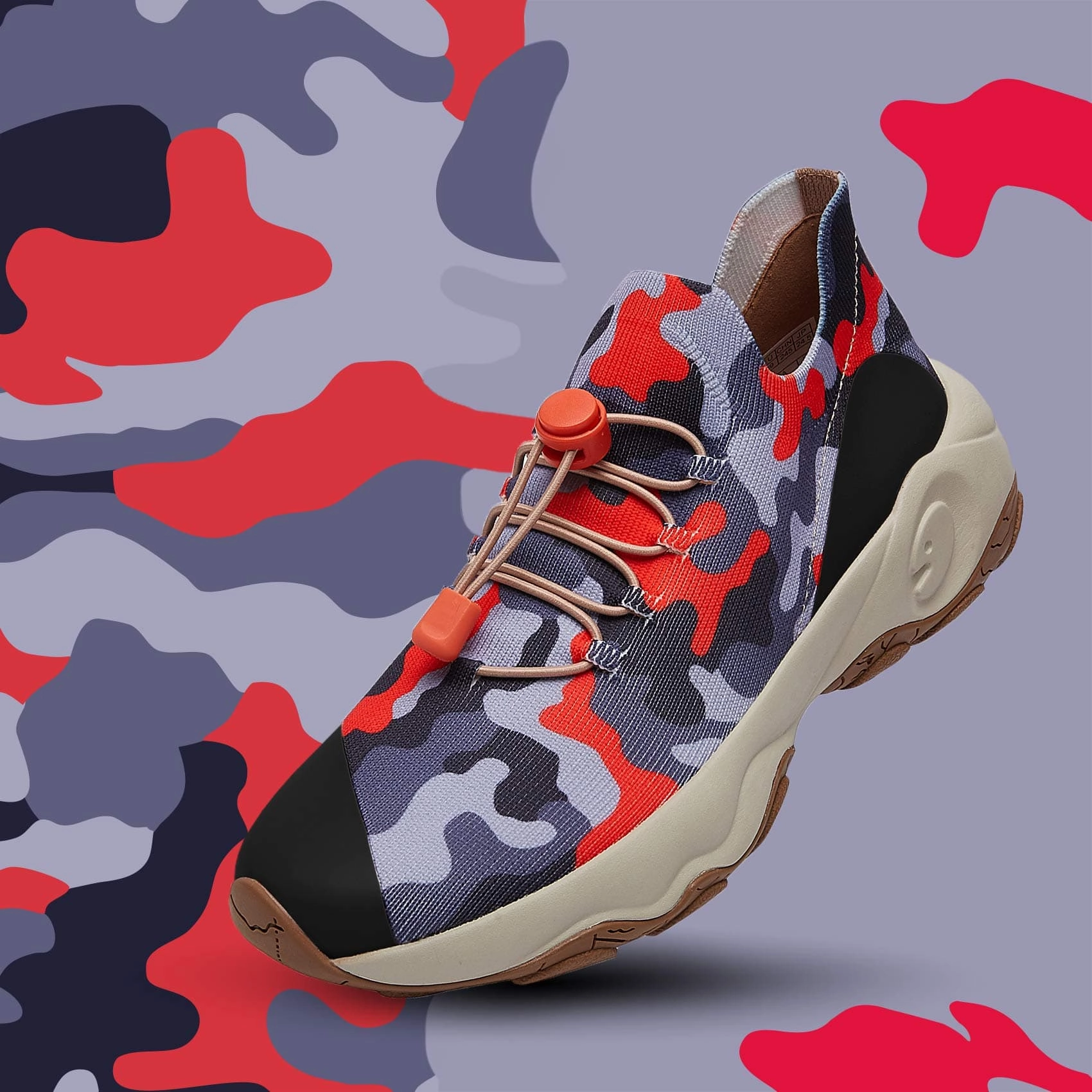 Trail Running Shoes Sneaker Layer-Red Grey Cazorla I Women