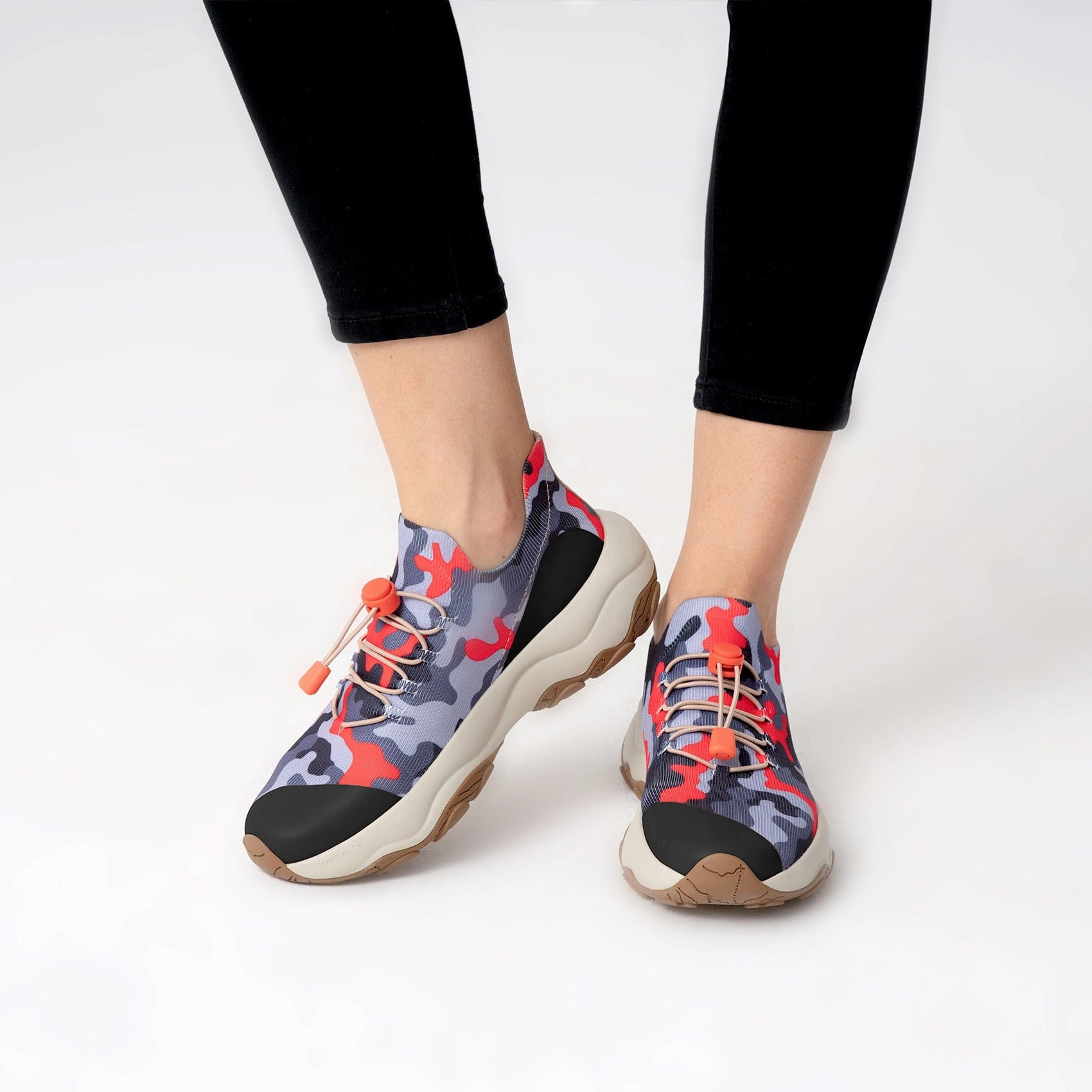 Layer-Red Grey Cazorla I Women Best Traction Running Shoes