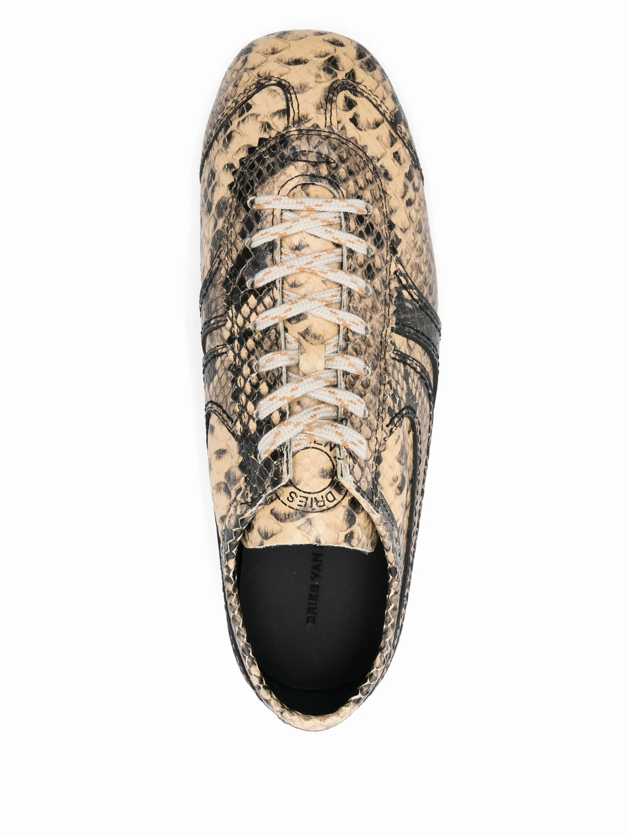 Thin Soled Training Shoes snakeskin-print sneakers