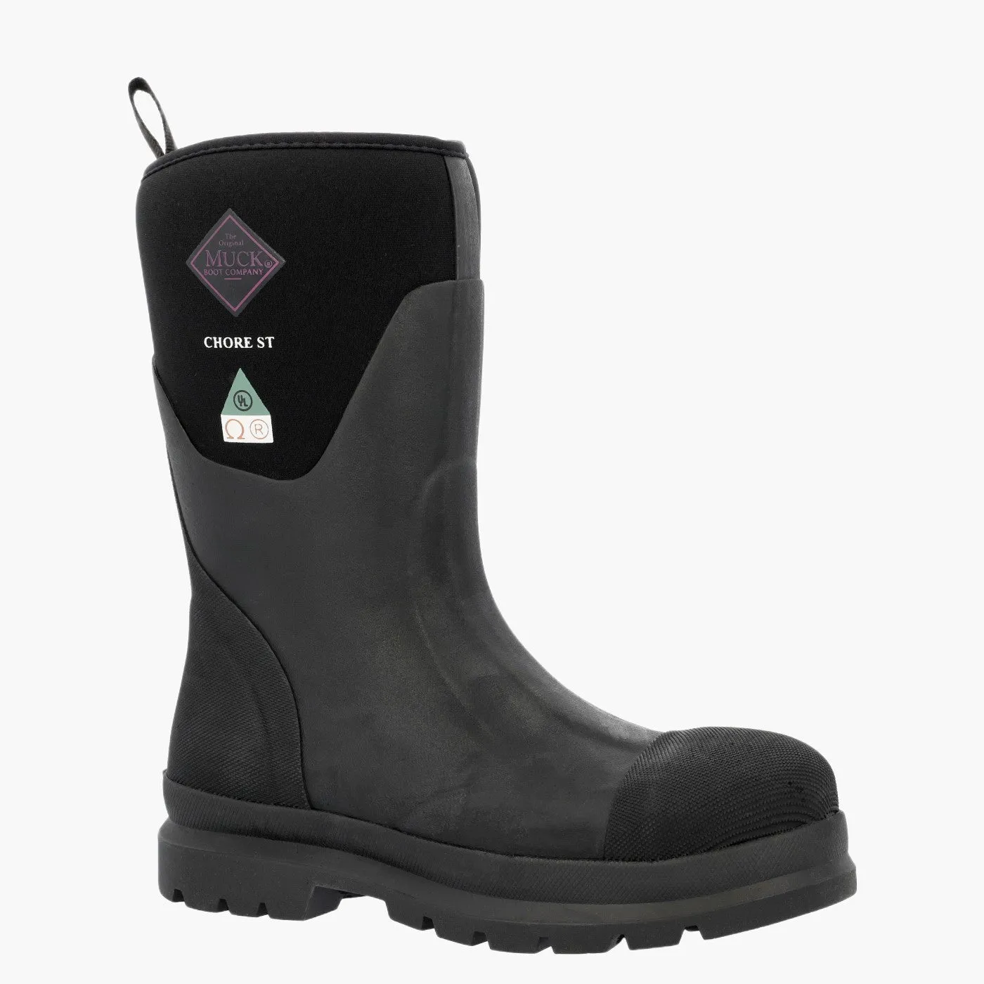 Women's CSA Rated Chore Mid Steel Toe Work Boot Boots Leopard