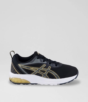 Asics Gel-kayano Lite 3 Running Shoes Asics Kid's Gel Quantum 90 Iv Black/Gold Running Shoes