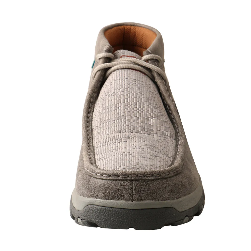 Hoven Boots 'Twisted X' Men's Cellstretch Chukka Driving Moc - Grey