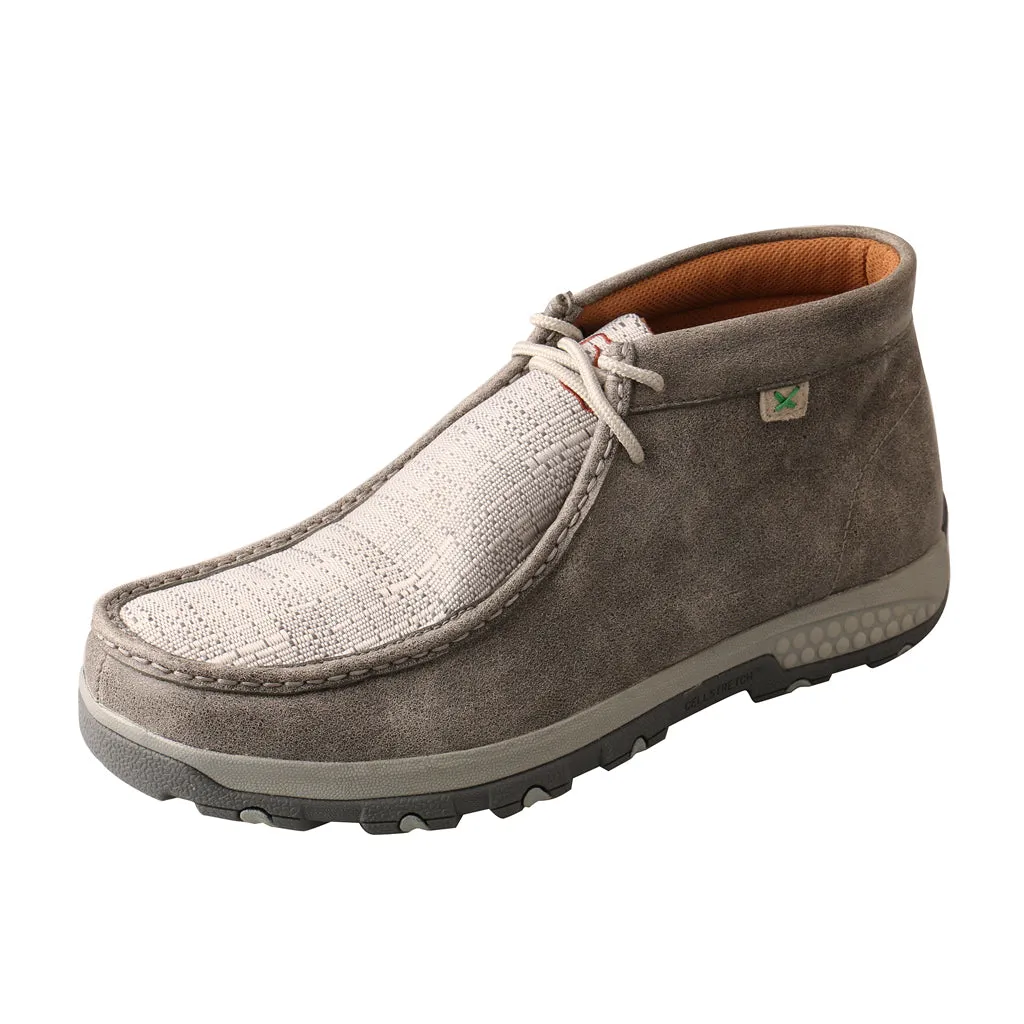 'Twisted X' Men's Cellstretch Chukka Driving Moc - Grey Bear Claw Boots