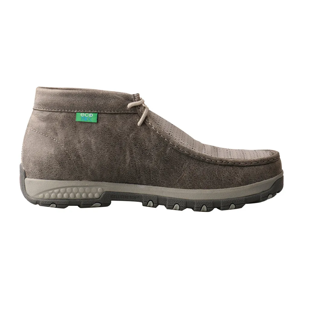 'Twisted X' Men's Cellstretch Chukka Driving Moc - Grey Thermoball Boots