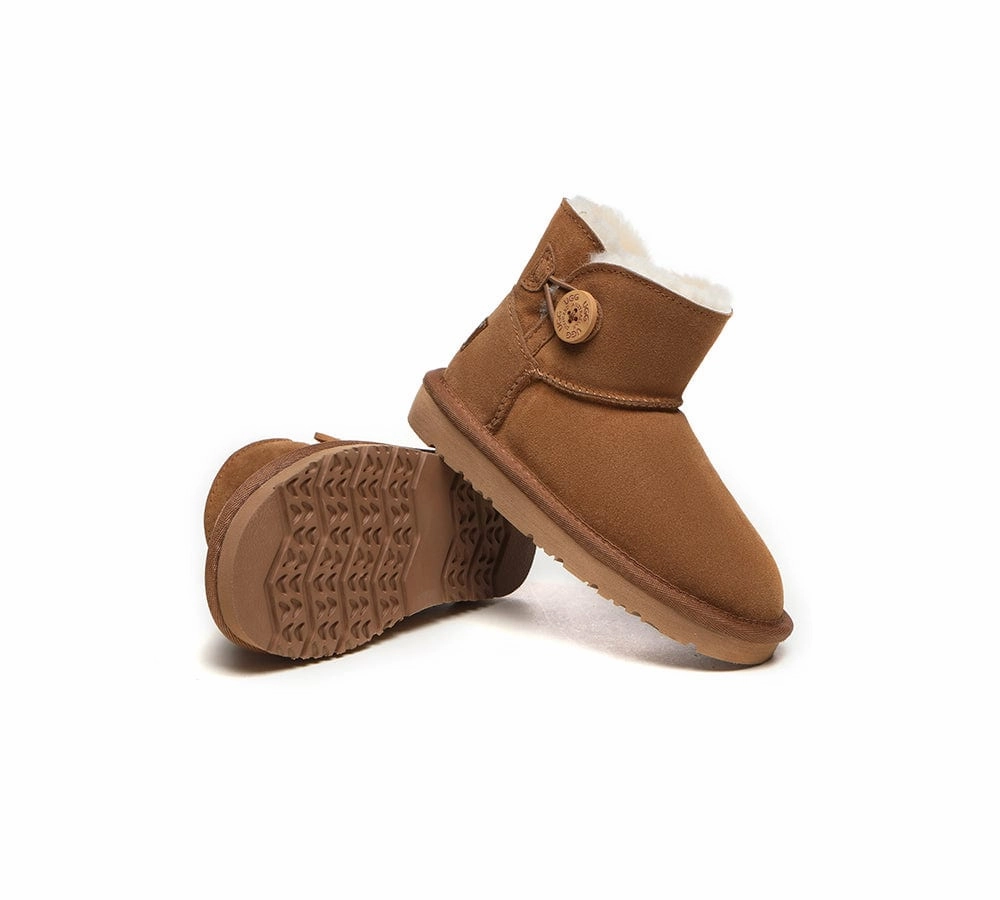 Ugg Droplet Rain Boots Ugg Boots Nolan Kids Mini Button