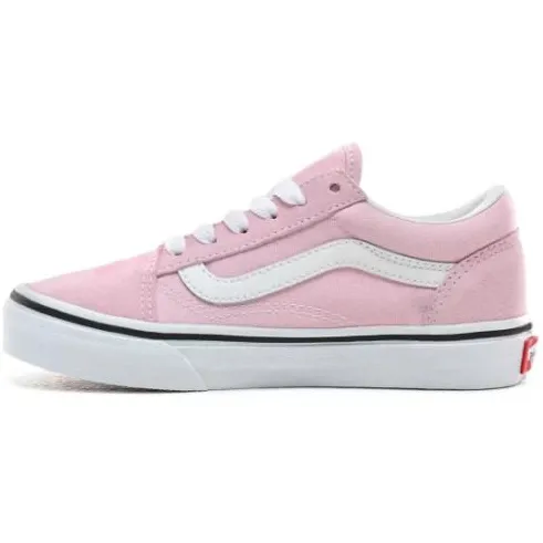 Vans Kid's Old Skool GS Shoes - Lilac Snow / True White Smart Casual Work Shoes