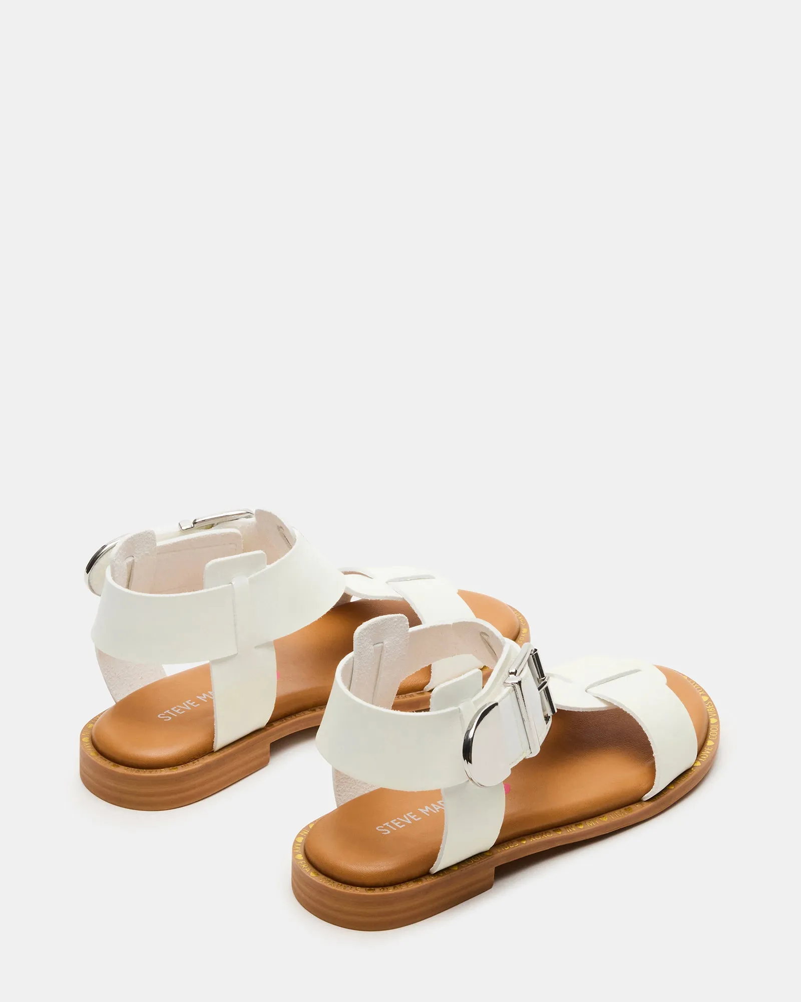 KIDS' BRAZIN WHITE Sandals For Diabetic