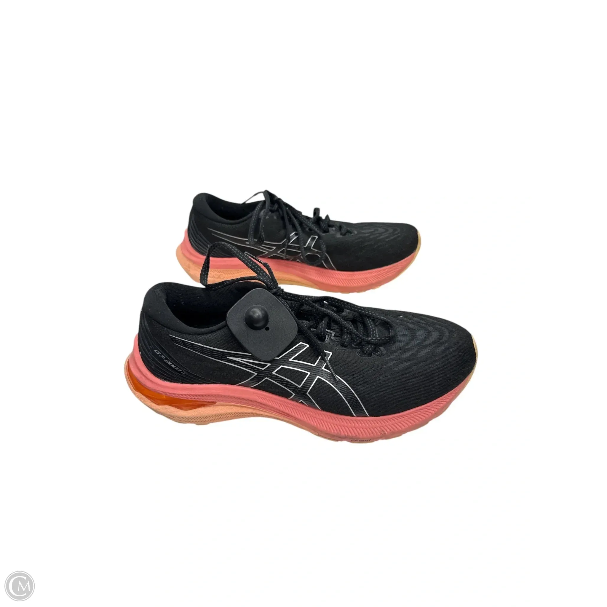 Asics Gel Resolution 9 Tennis Shoes Shoes Athletic By Asics In Black & Pink, Size: 7.5