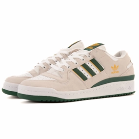 Adidas - Forum 84 Low ADV (Crystal White/Dark Green/Preloved Yellow) Skater Shoes Near Me