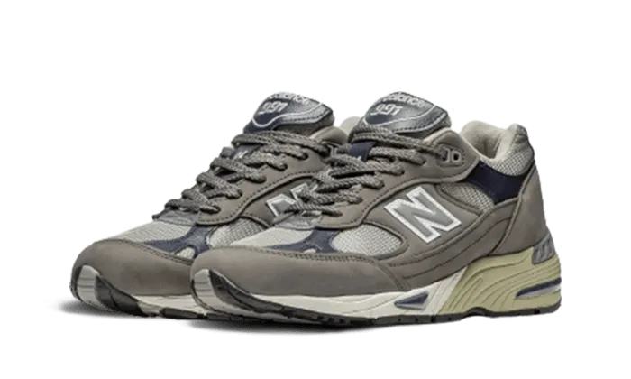 Blue Mens New Balance New Balance 991 Made In UK Castlerock Navy