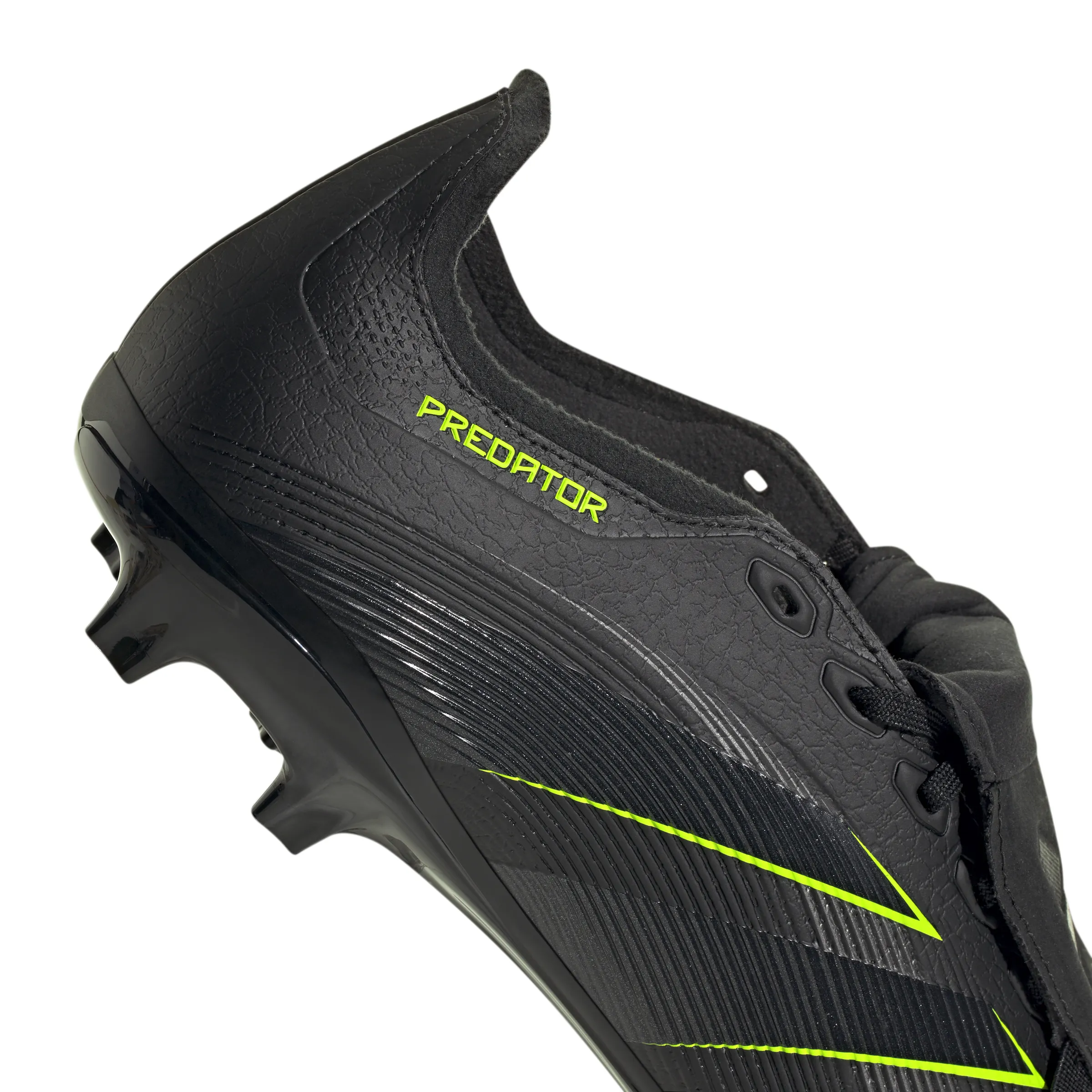 adidas Predator League FT FG Firm Ground -Core Black/Carbon/Lucid Lemon Soccer Cleats Euro 2012
