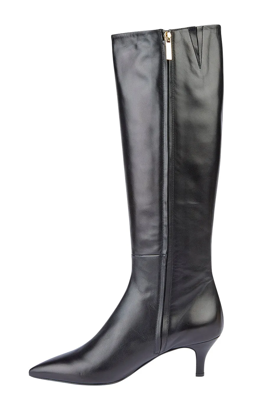 Black Platform Knee High Boots Mdf Blizz