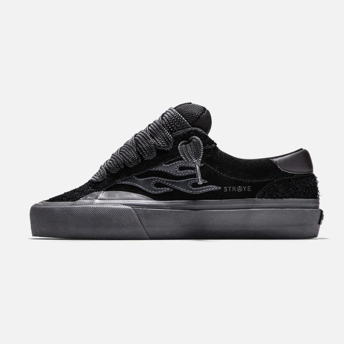 Skate Shoe Size Chart STRAYE LOGAN PUFF BLACKOUT 'LA FLAME'