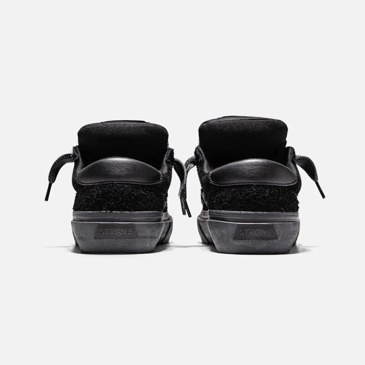 Sidewalk Skate Shoes STRAYE LOGAN PUFF BLACKOUT 'LA FLAME'