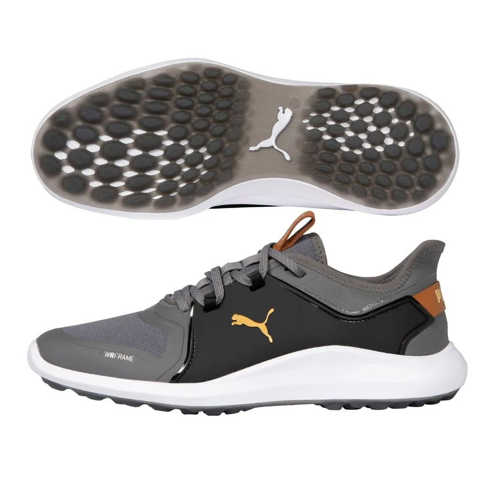 Contour Casual Golf PUMA Ignite Fasten8 Spikeless Golf Shoes Quiet Shade/Gold/Black - 21 Men