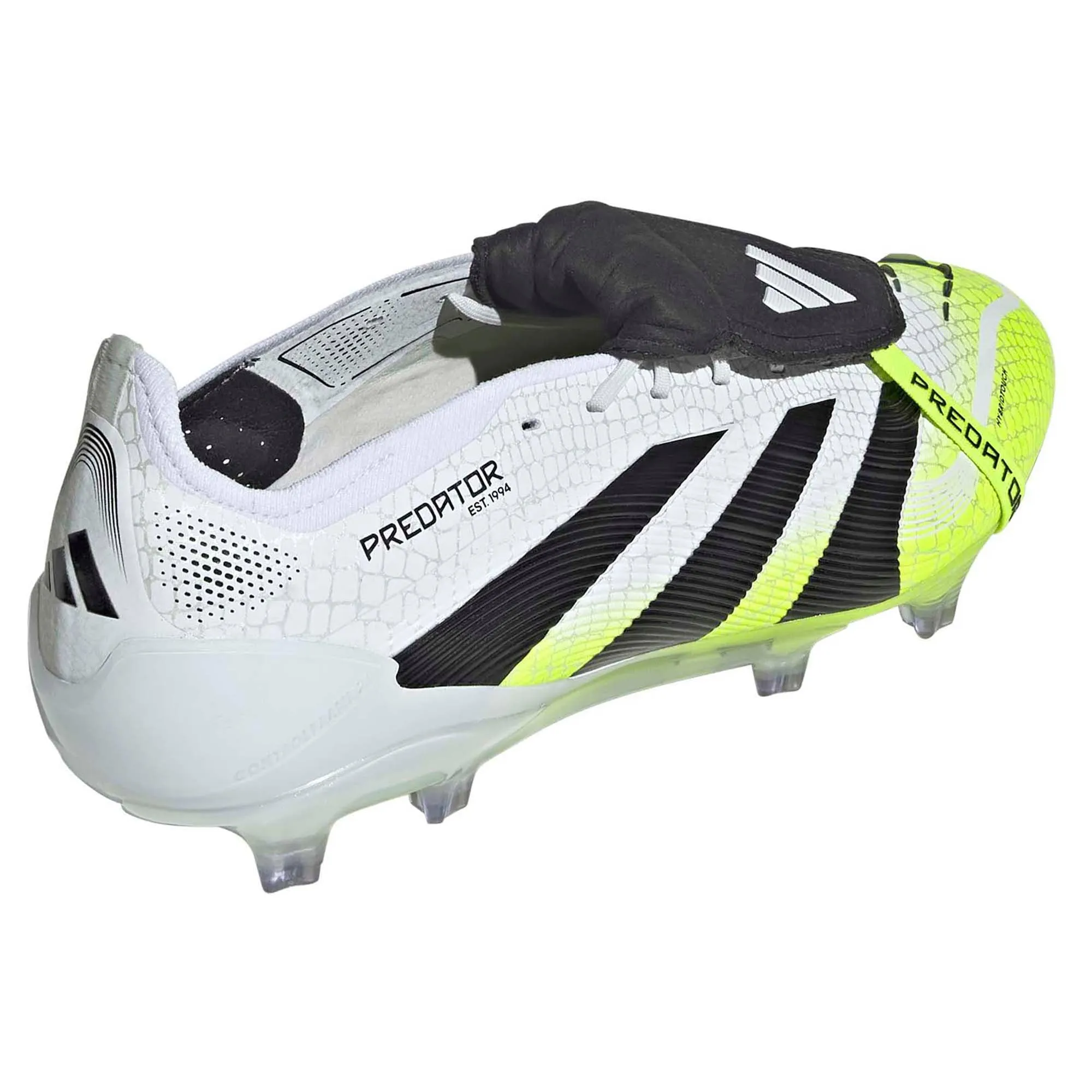 Predator Elite Fold-Over Tongue Firm Ground Unisex Football Boots Youth Soccer Turf Cleats