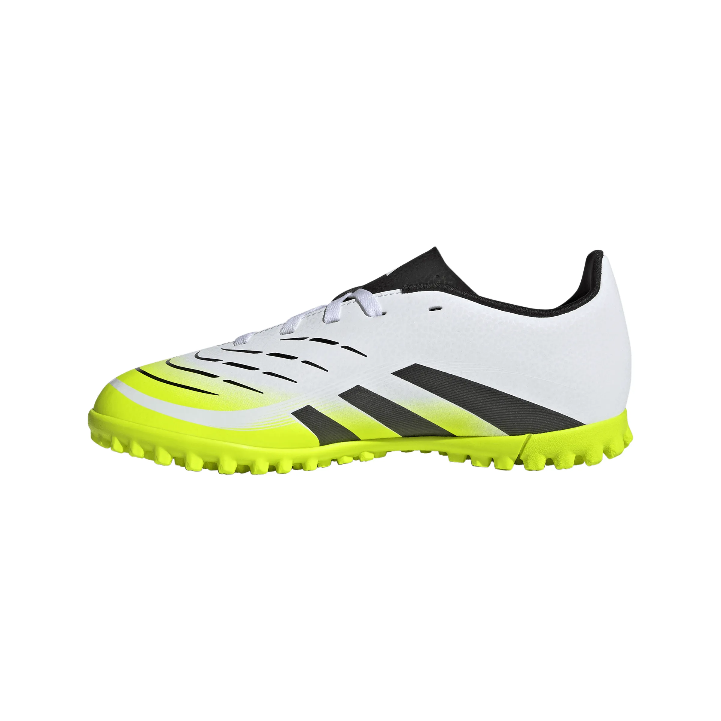 adidas Predator Club TF Turf Junior- Ftwr White/ Core Black/Lucid Lemon Most Famous Soccer Cleats