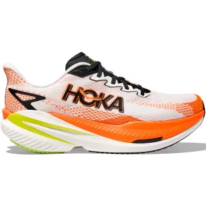 Marathon Training Shoe Men's Mach X 3 Running Shoes Skyward White / Neon Tangerine