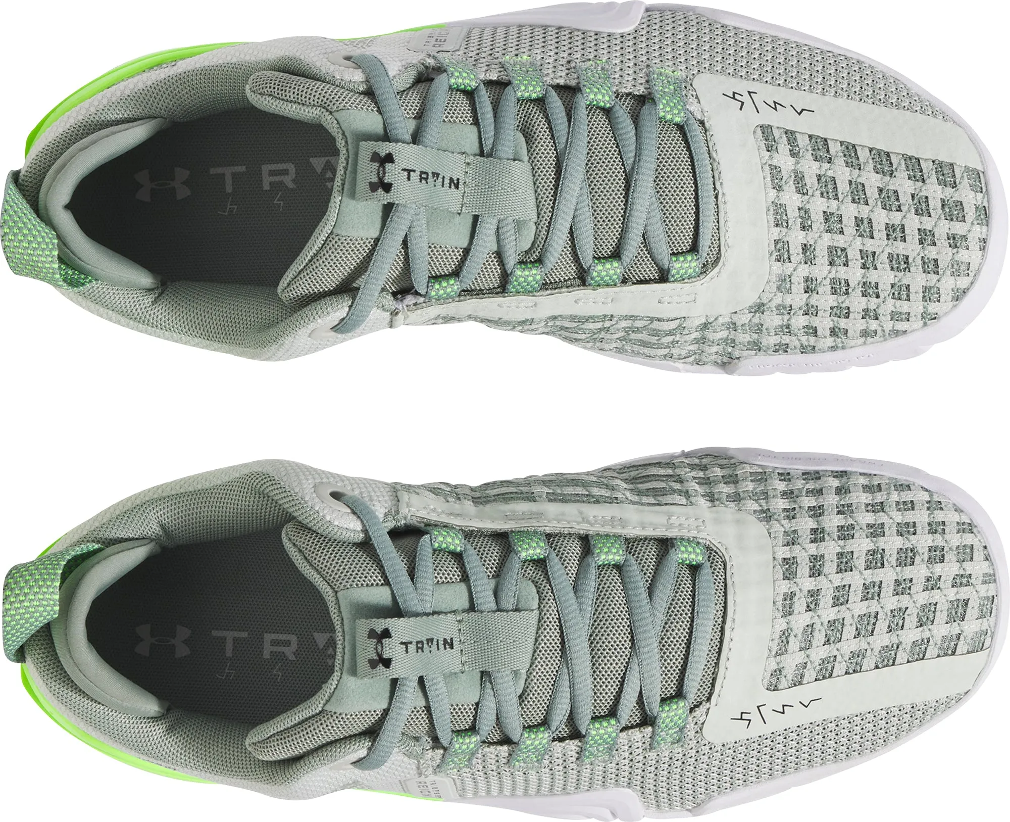 Under Armour Training Shoes The Rock Under Armour Reign 6 Mens Training Shoes - Green