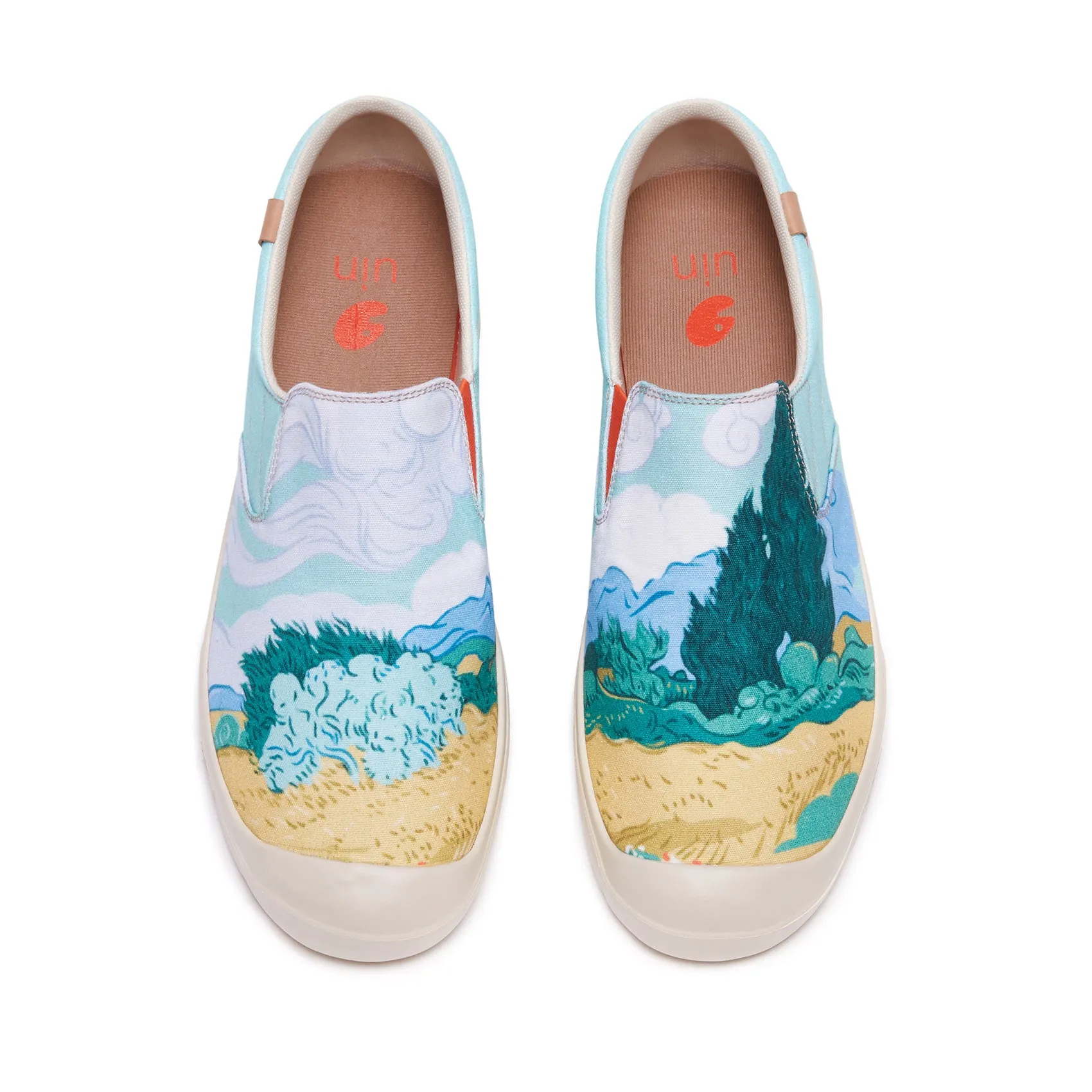 Bag Ice Skate Van Gogh Wheatfield with Cypresses Cadiz Women