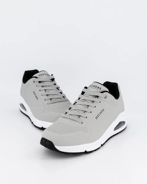 UNO - LIGHT GRAY BLACK Basketball Shoes With Most Cushion
