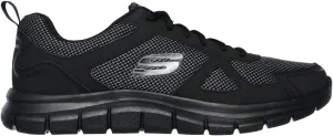 Skechers Track Bucolo Mens Training Shoes - Black Sprint Trainer Shoes