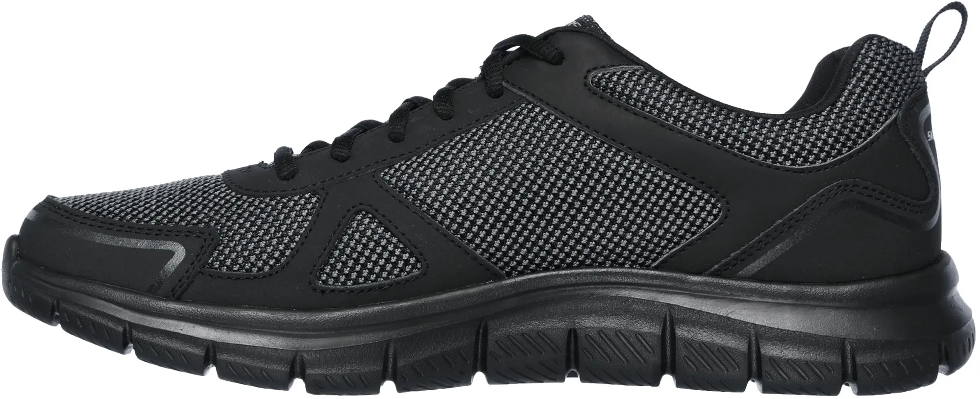 Skechers Track Bucolo Mens Training Shoes - Black Training Shoes High Top
