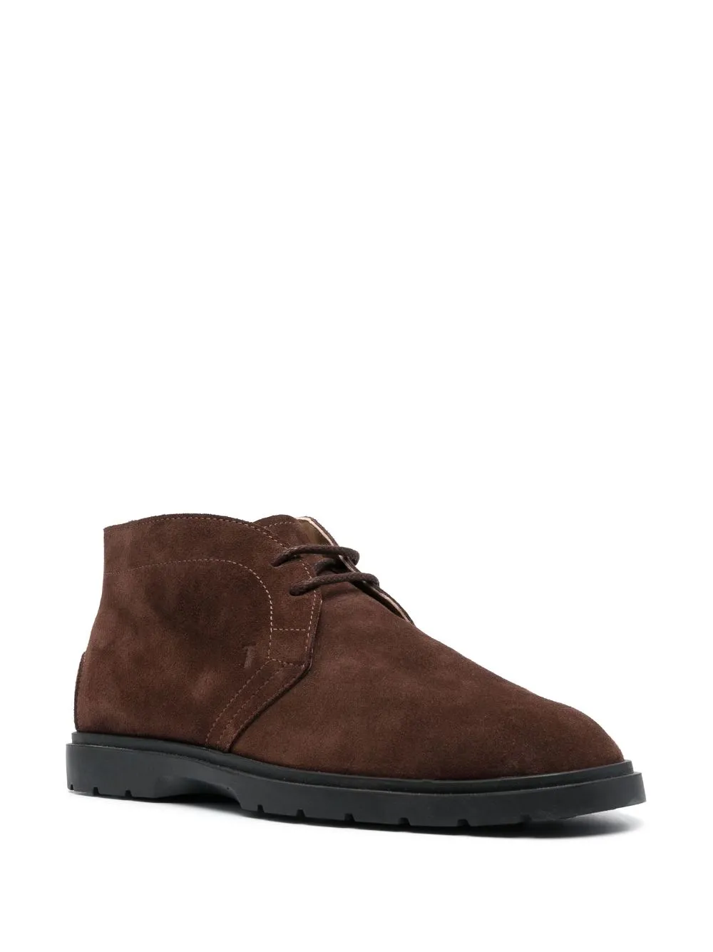 SUEDE DESERT-BOOTS Brown Furry Boots