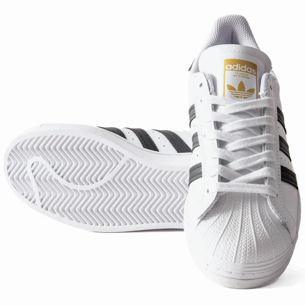 Old School Skate Shoes Adidas - Superstar ADV (White/Black/White)