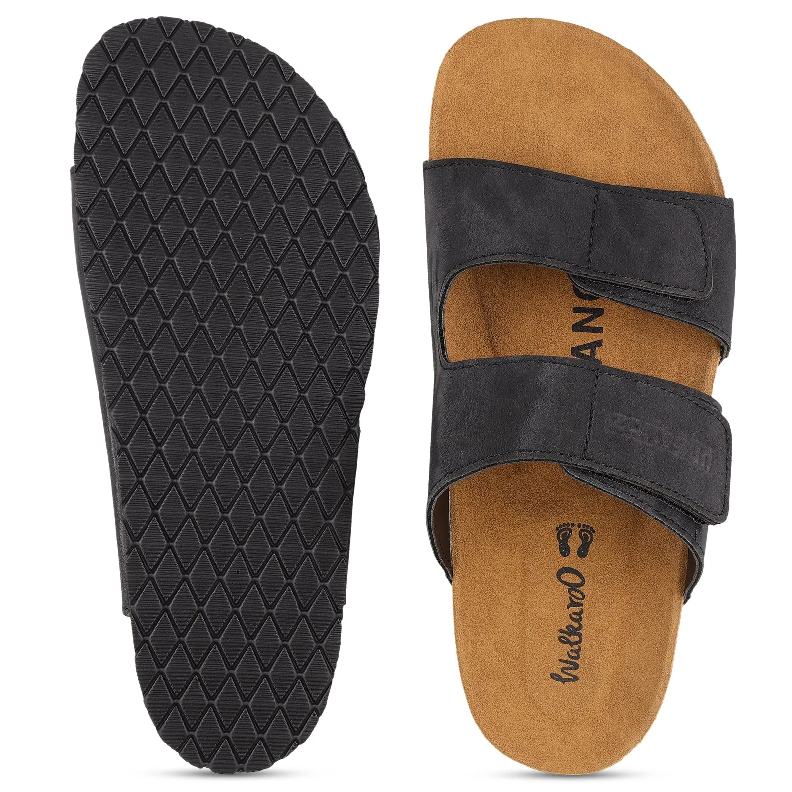 Sandals At Nordstrom URBANOZ Men's Comfort Sandals - WGE53068 Black