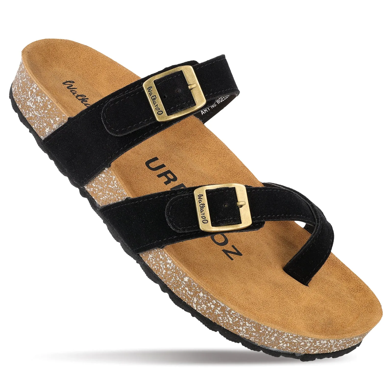 URBANOZ Men's Comfort Sandals - WGE53241 Black Sandals Marriage Packages