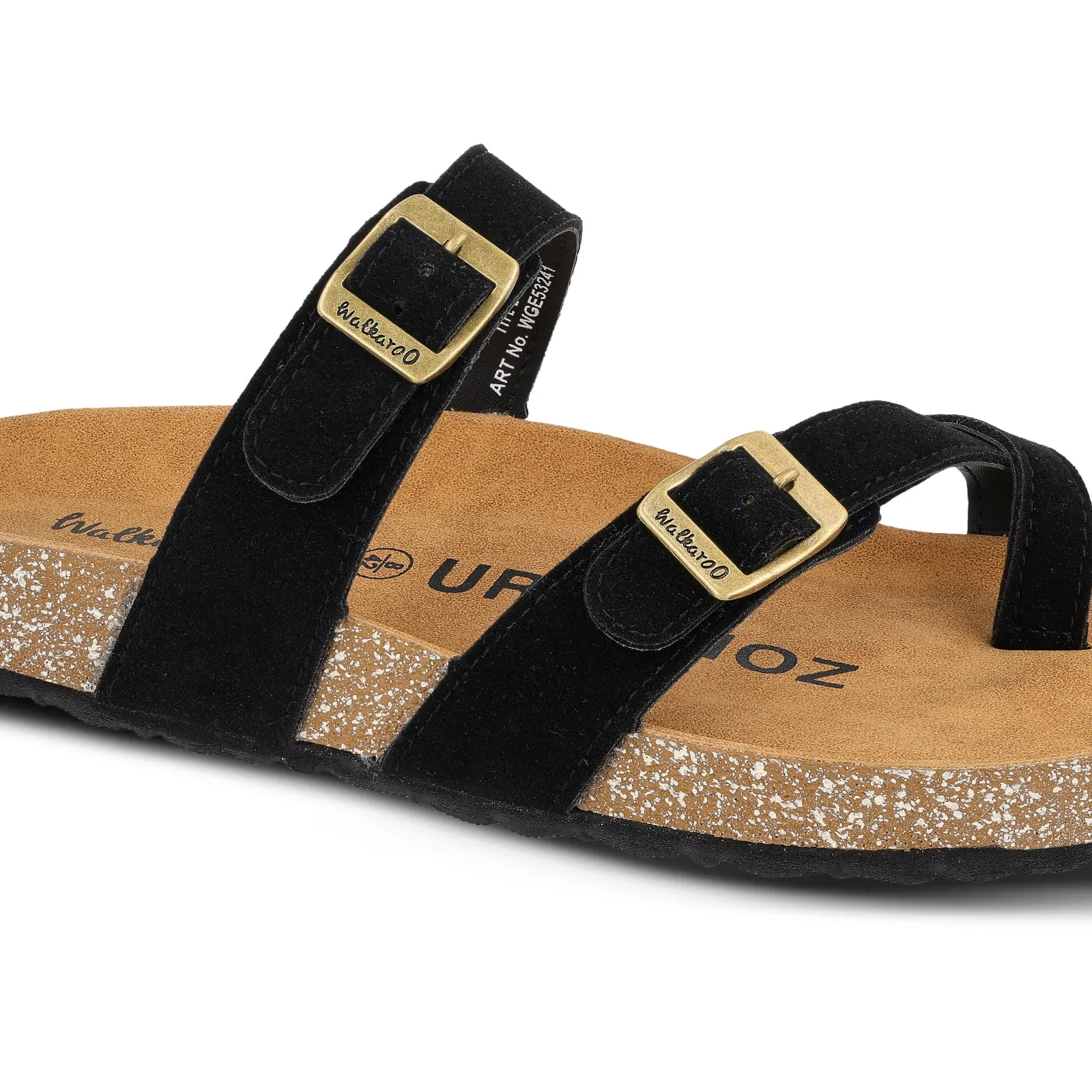 Buckle For Sandals URBANOZ Men's Comfort Sandals - WGE53241 Black