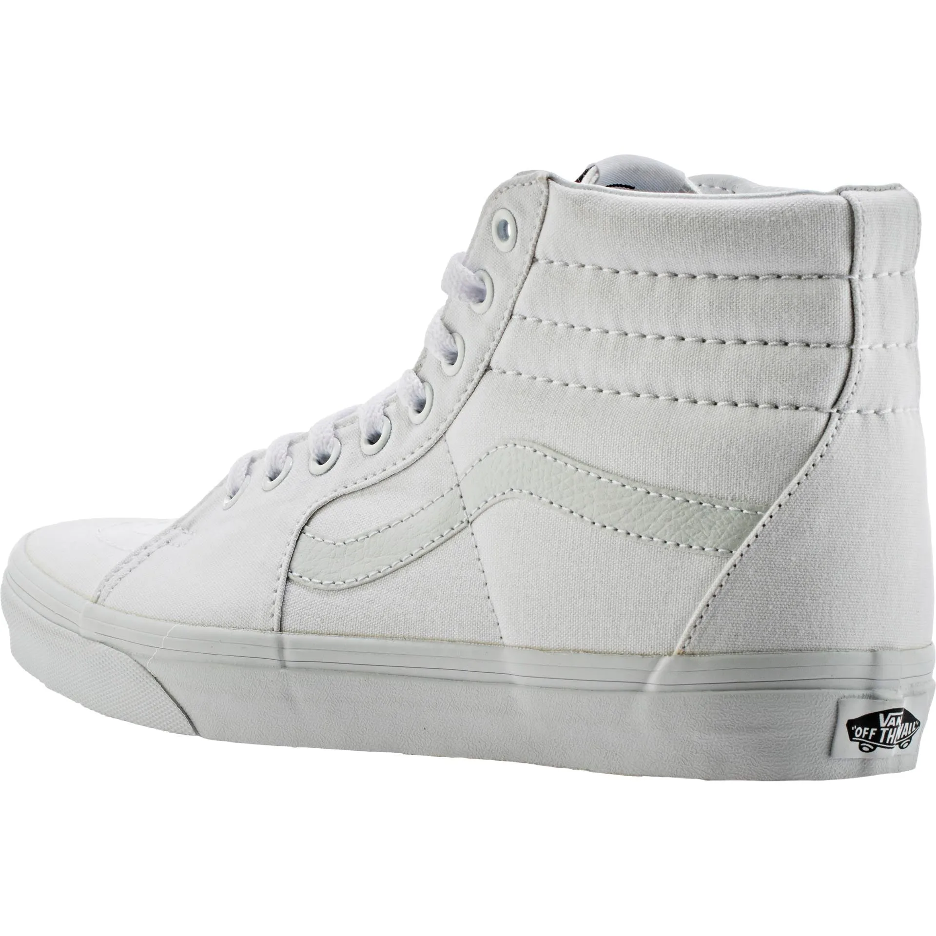 Vans Canvas SK8 Hi Mens Skate Shoe - True White Casual On Shoes