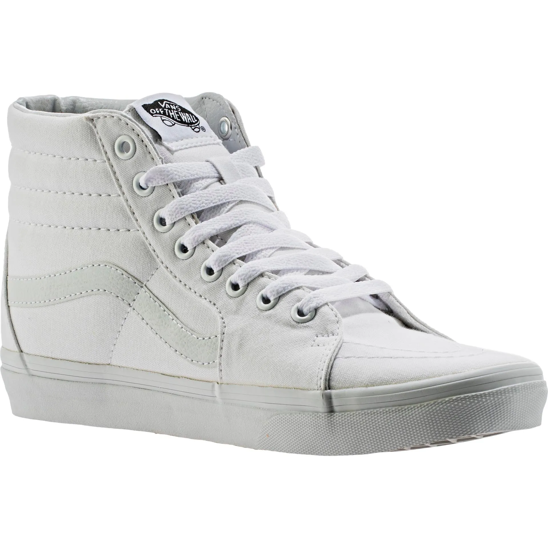 Vans Canvas SK8 Hi Mens Skate Shoe - True White Comfortable Dress Shoes