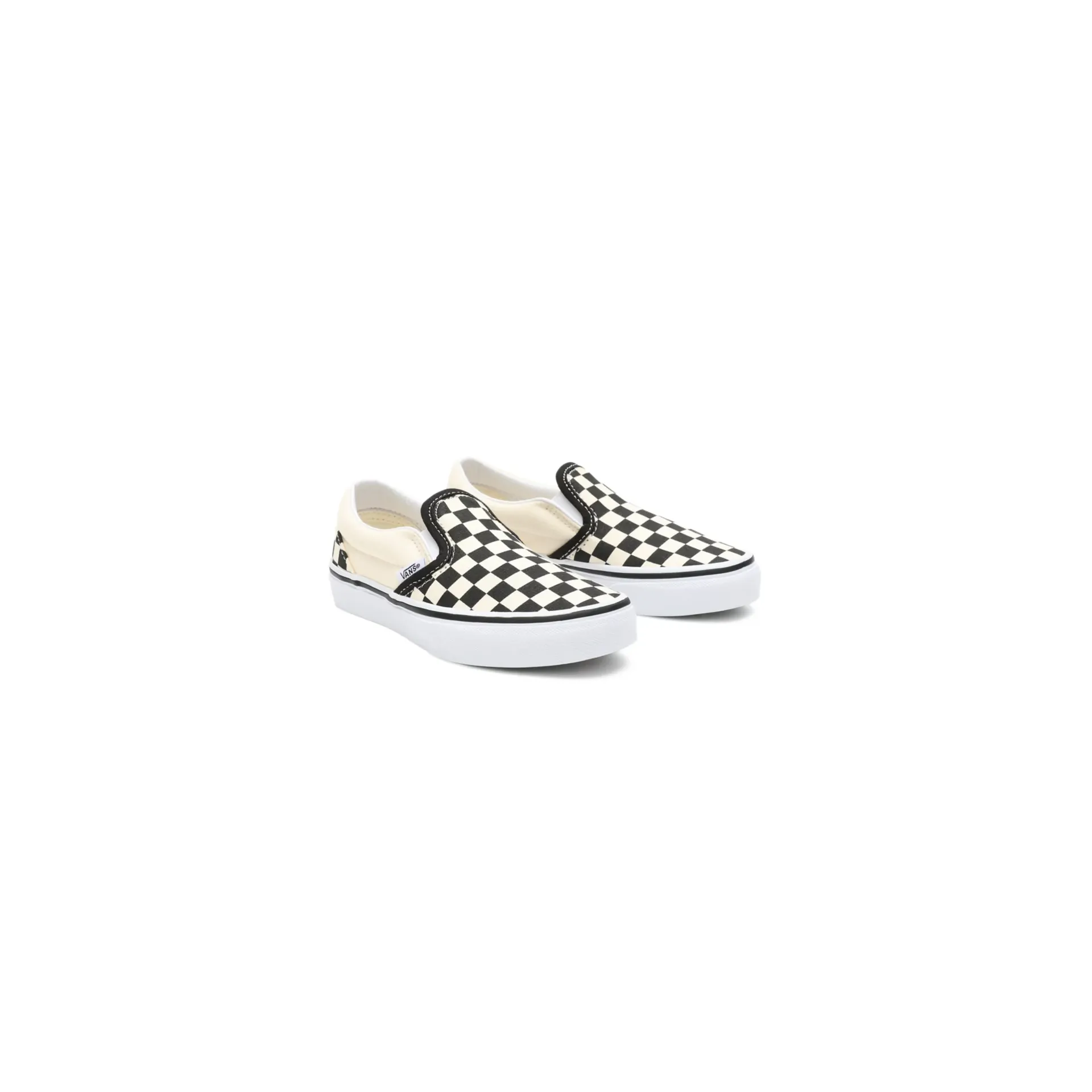 Vans Kid's Checkerboard Classis Slip On Shoes - Black / White Air Max 90 Second Season Casual Shoes
