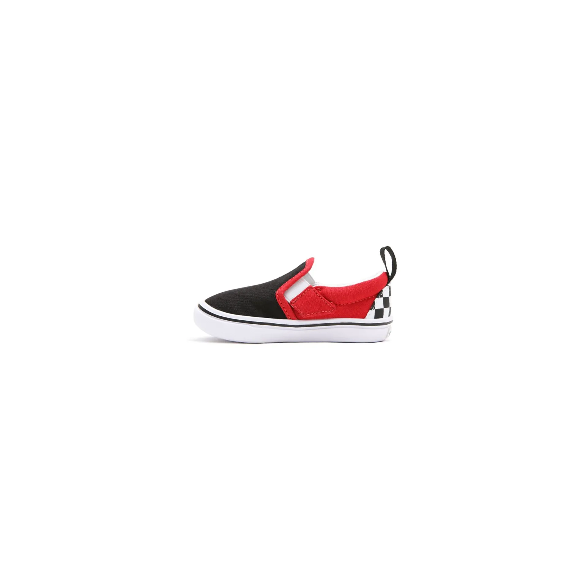 Reddit Best Business Casual Shoes Vans Kid's Checkerboard Comfycush Slip On V Shoes - Black / Red
