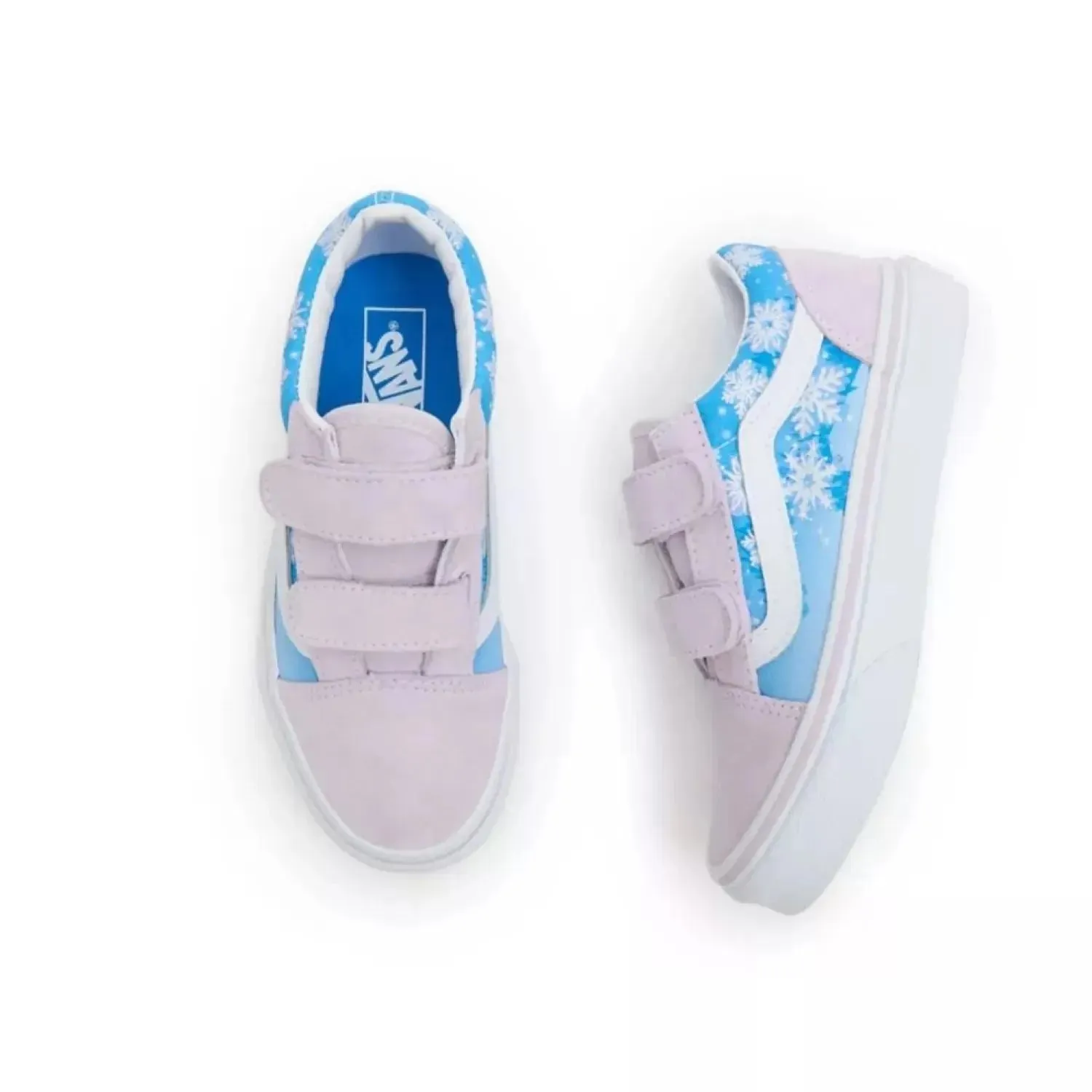 Air Jordan Retro Elevate Low Se Casual Shoes Vans Kid's Old Skool V Shoes - Pink / Blue / White
