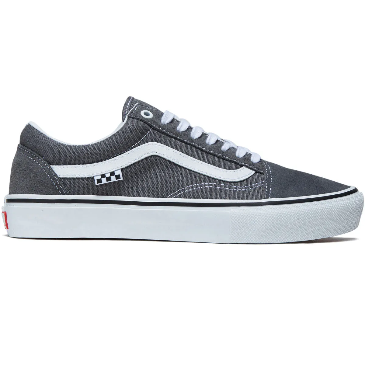Second Hand Skate Shoes Vans Skate Old Skool Shoes - Pewter/White