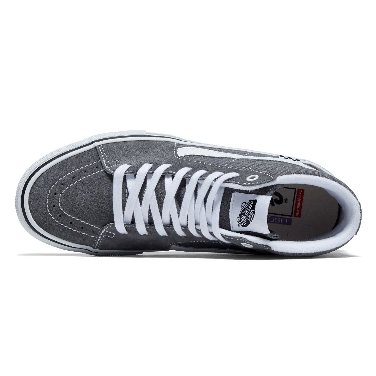 Replica Skate Vans Skate Sk8-hi Shoes - Pewter/White
