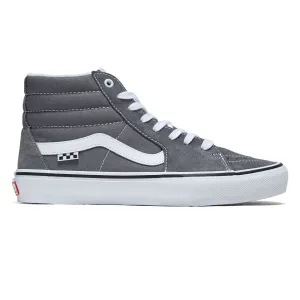 Casta Skate Vans Skate Sk8-hi Shoes - Pewter/White