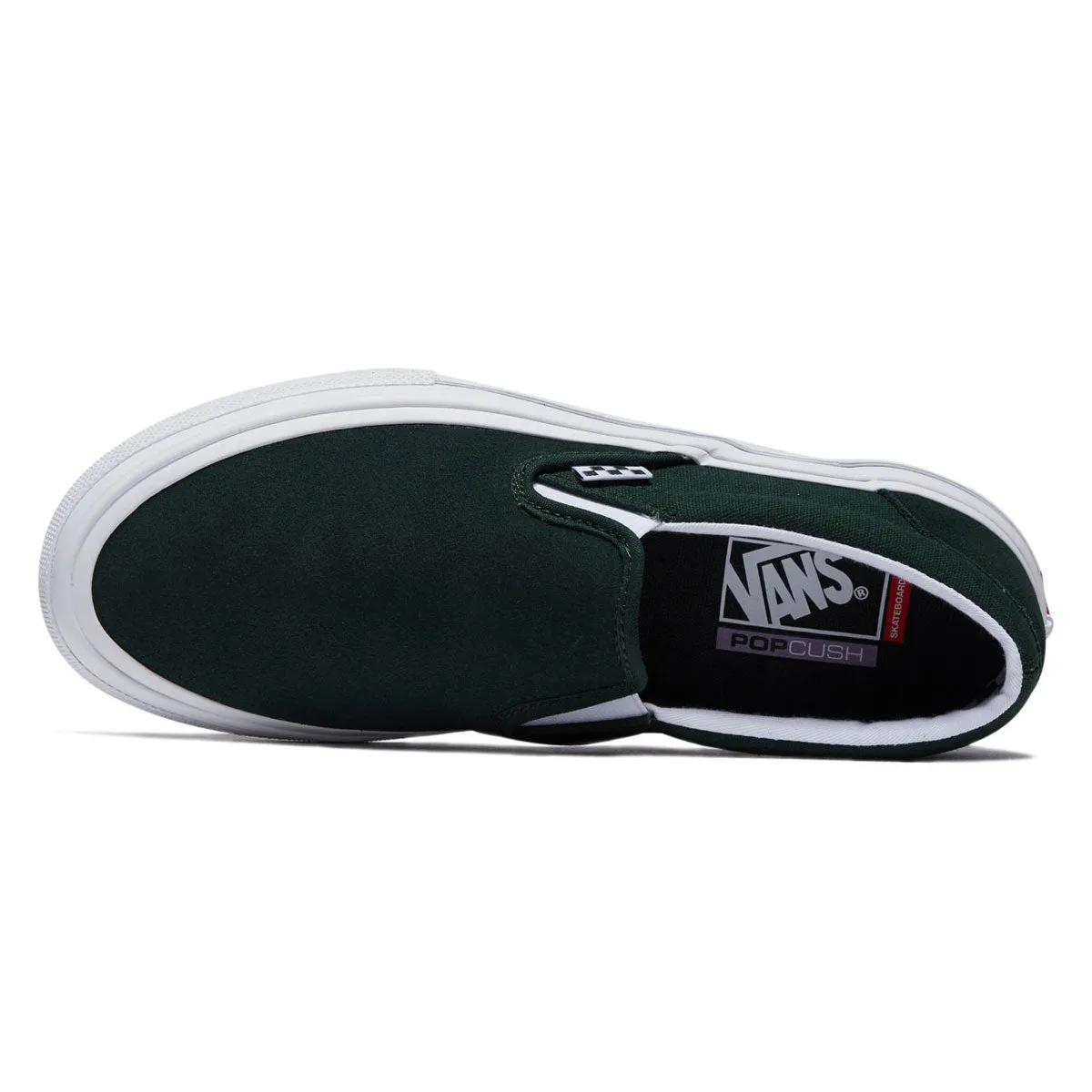 Skate Shoe Shops Vans Skate Slip-on Shoes - Green/White