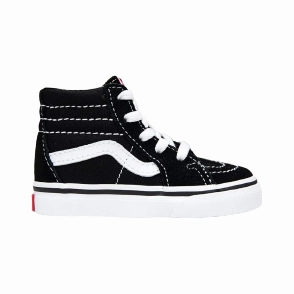 Casual Big Shoes Vans Kid's SK8 Hi TD Shoes - Black / White