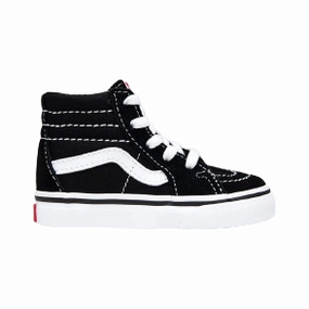 Vans Kid's SK8 Hi TD Shoes - Black / White Most Comfortable Casual Shoes