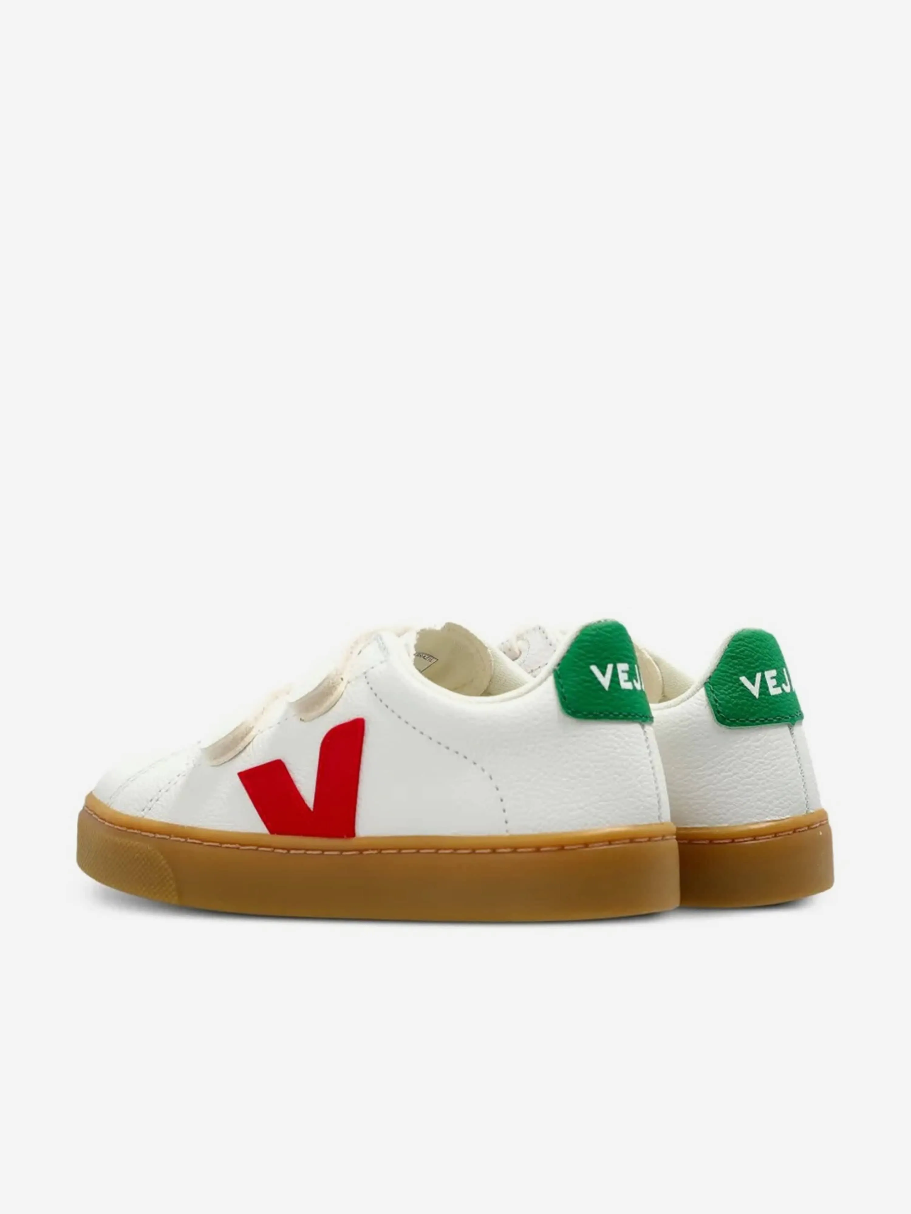 Reebok Gym Training Shoes Veja Kids Chromefree Leather Small Esplar Traners in White