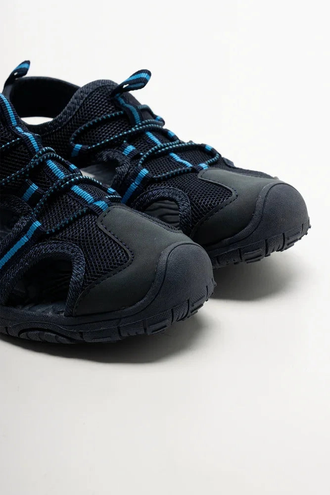 Velcro Sandals Navy Breathable Trail Running Shoes