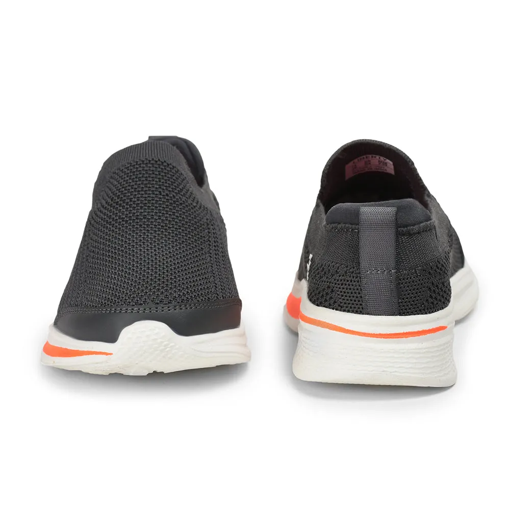 Nike High Top Training Shoes Leap7x By Liberty Ladies ATTITUDE-5 Grey Sports Non Lacing Shoes